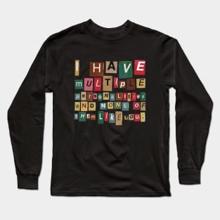 Eclectic Persona Mosaic Long Sleeve T-Shirt